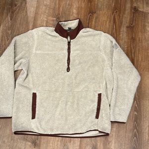 Men’s Eddie Bauer 1/2 zip zip retro pile fleece jacket. Size XXL